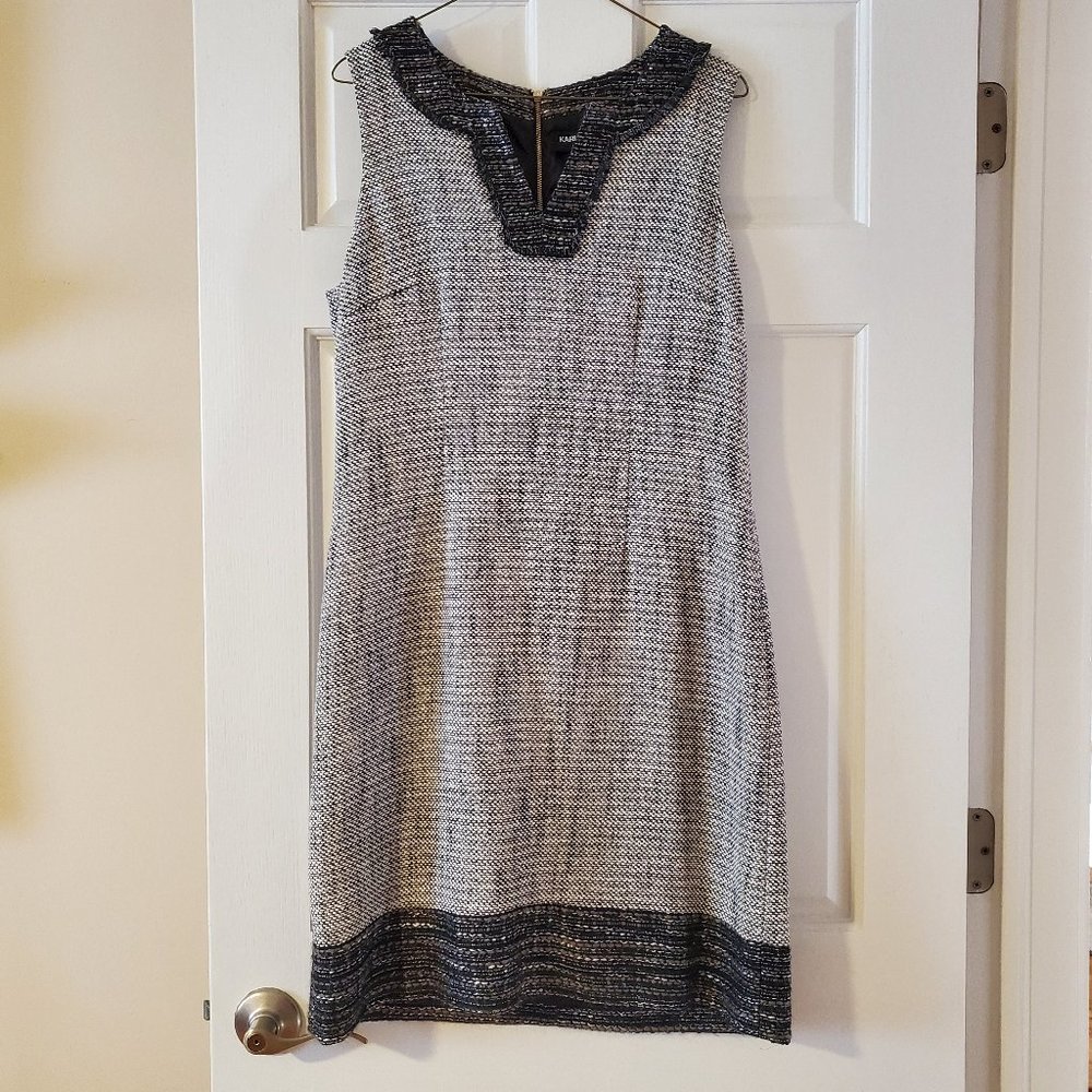 Dress Karl Lagerfeld Black and White woven material